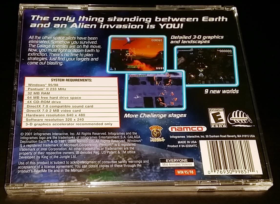 Galaga (Jewel Case) - PC