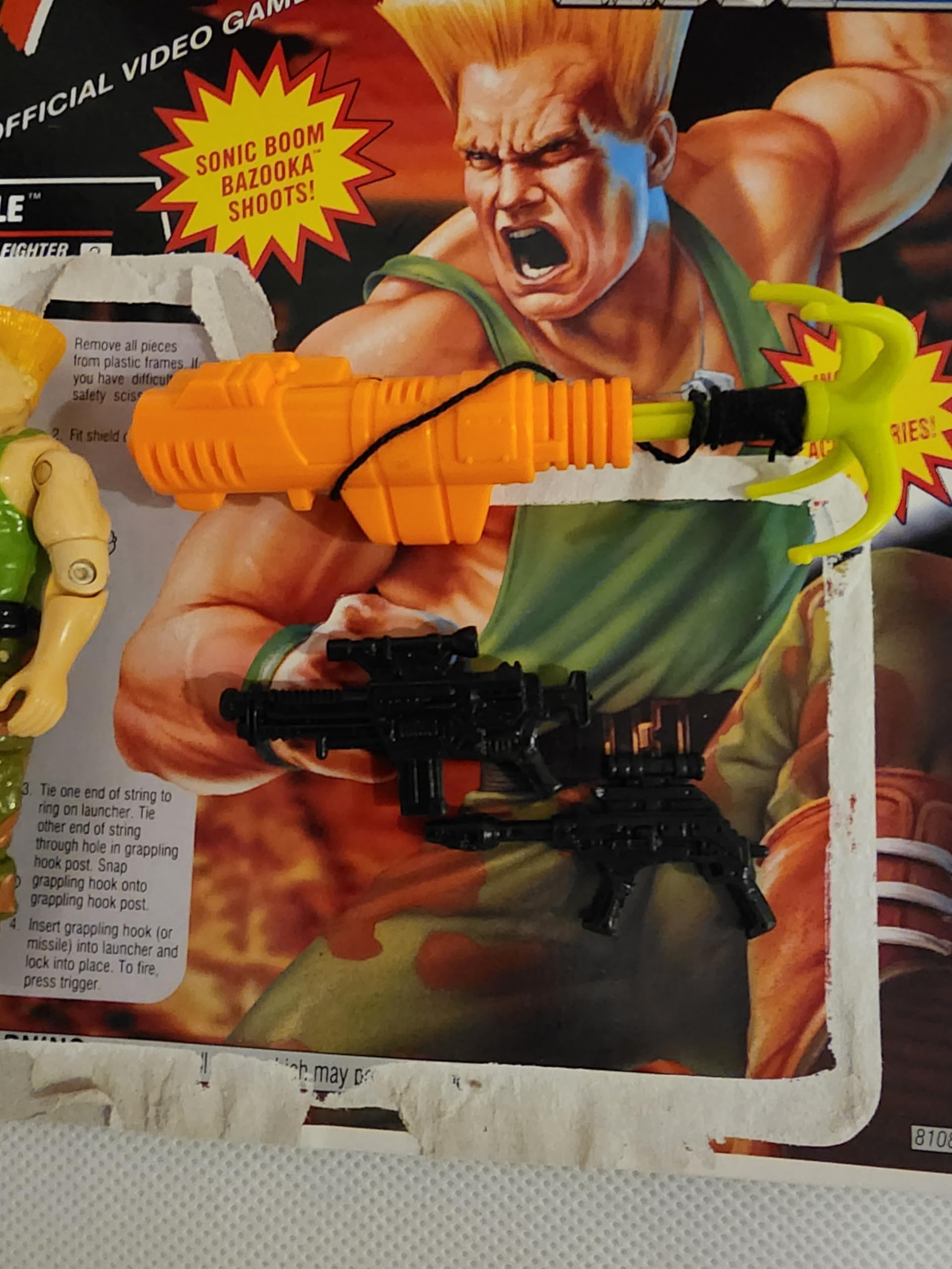 G.I. Joe Street Fighter II Guile Special Forces Fighter 3 3/4" Action Figure