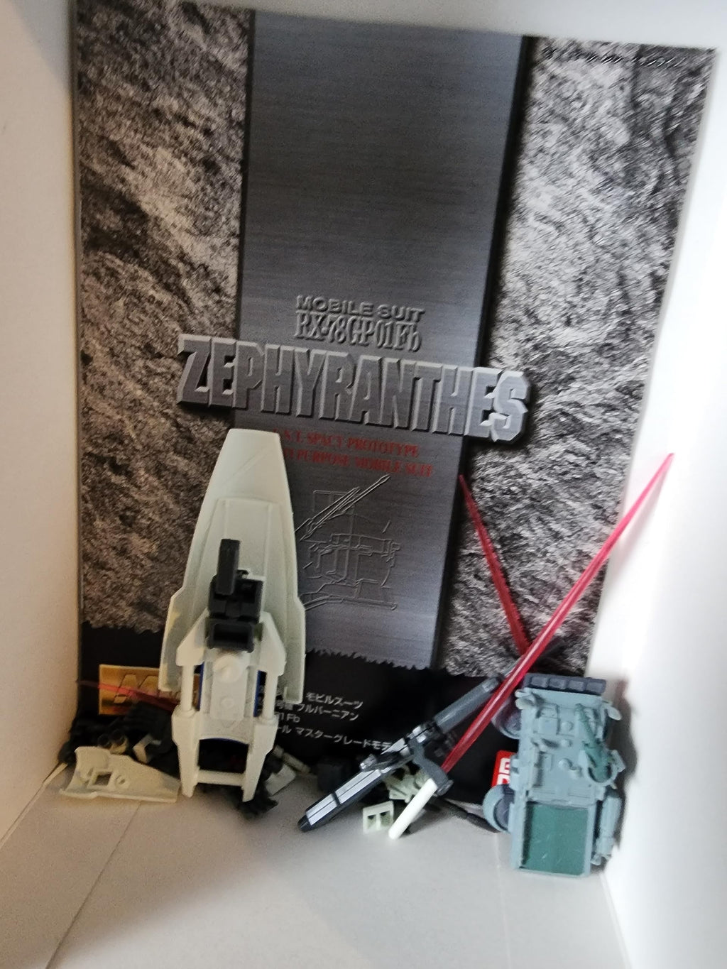 Bandai Hobby GP01Fb Gundam Bandai Master Grade Action Figure