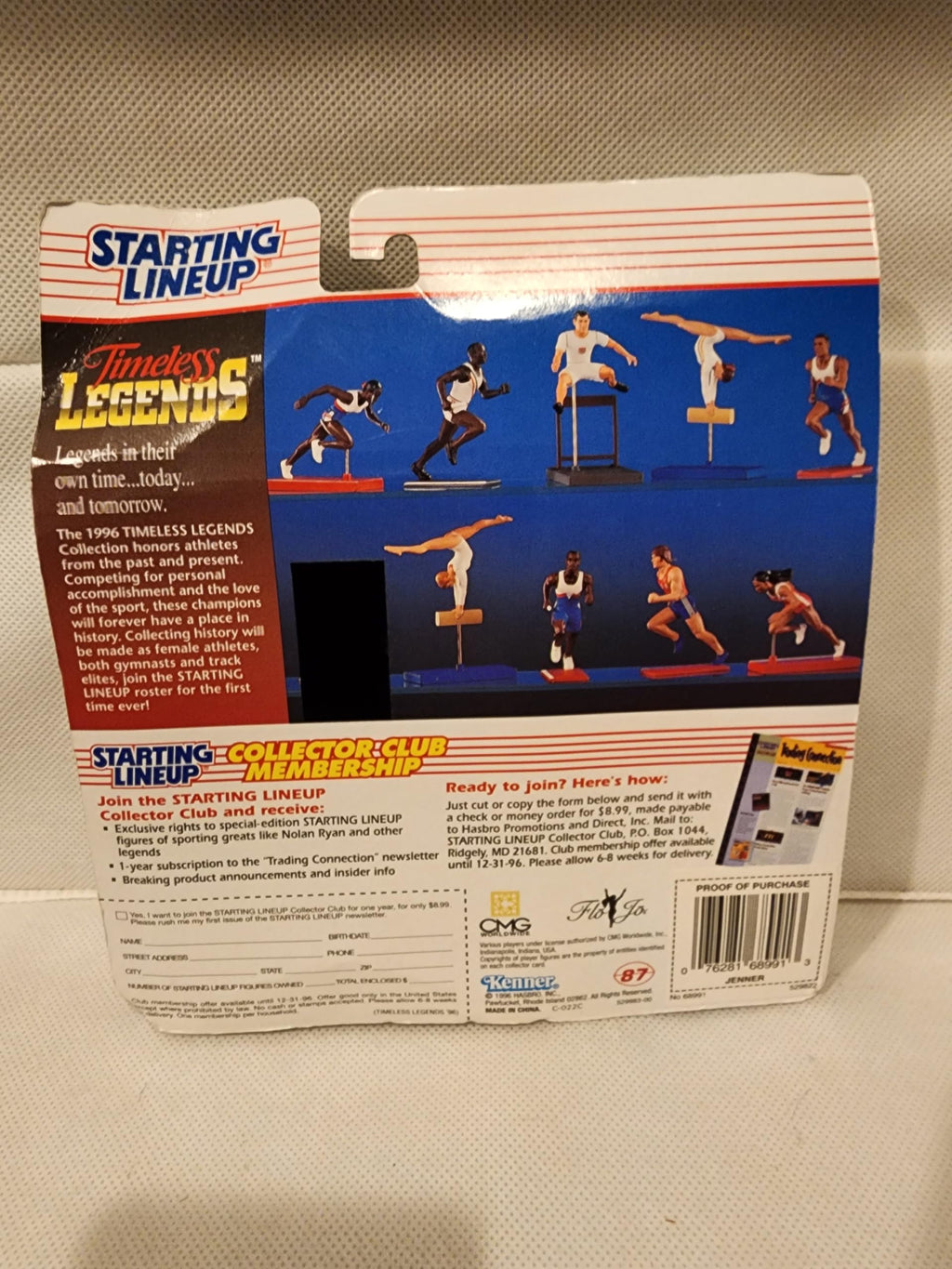 Starting Lineup - Bruce Jenner - Timeless Legends 1996 Edition - Collectible
