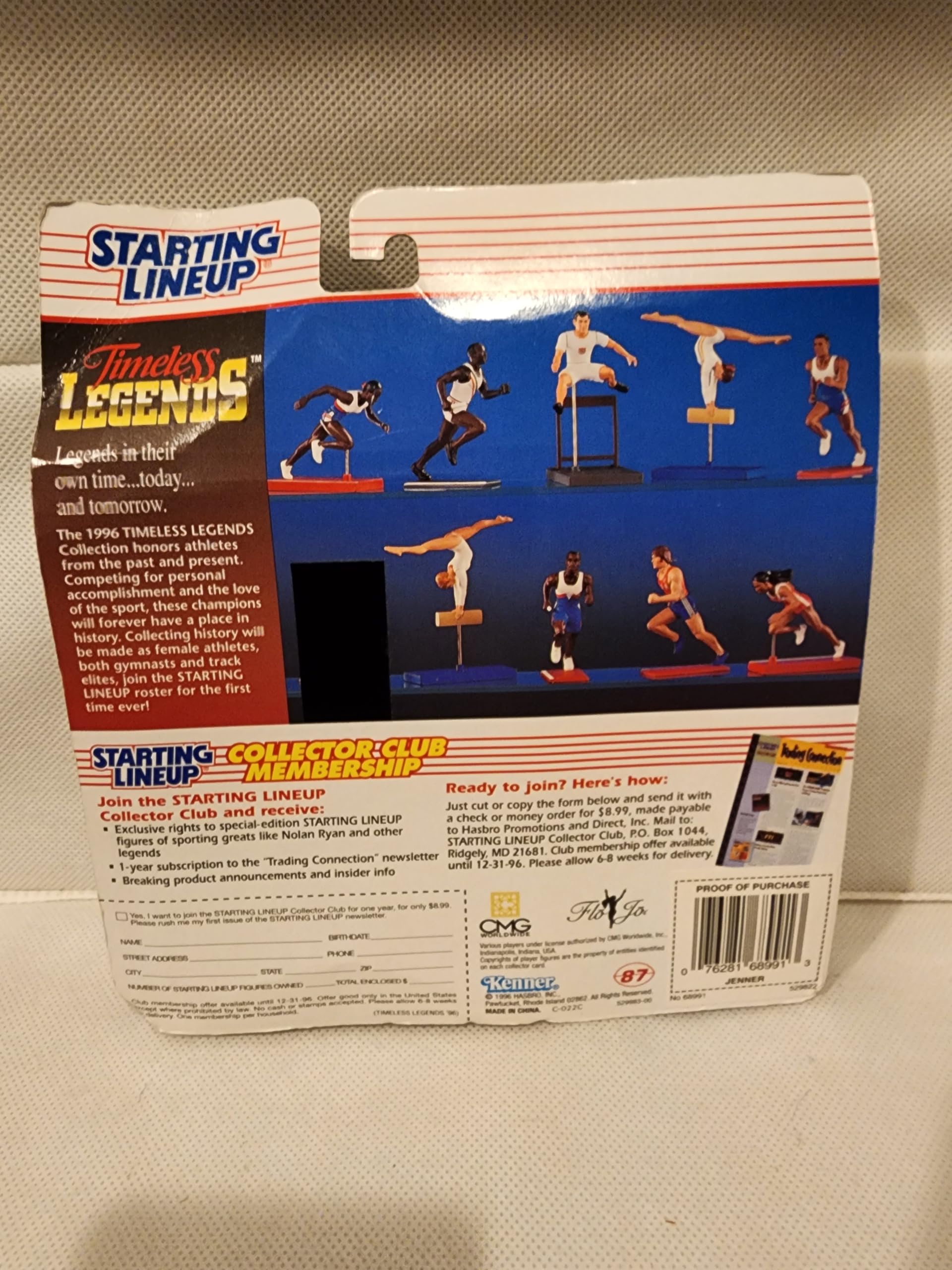 Starting Lineup - Bruce Jenner - Timeless Legends 1996 Edition - Collectible