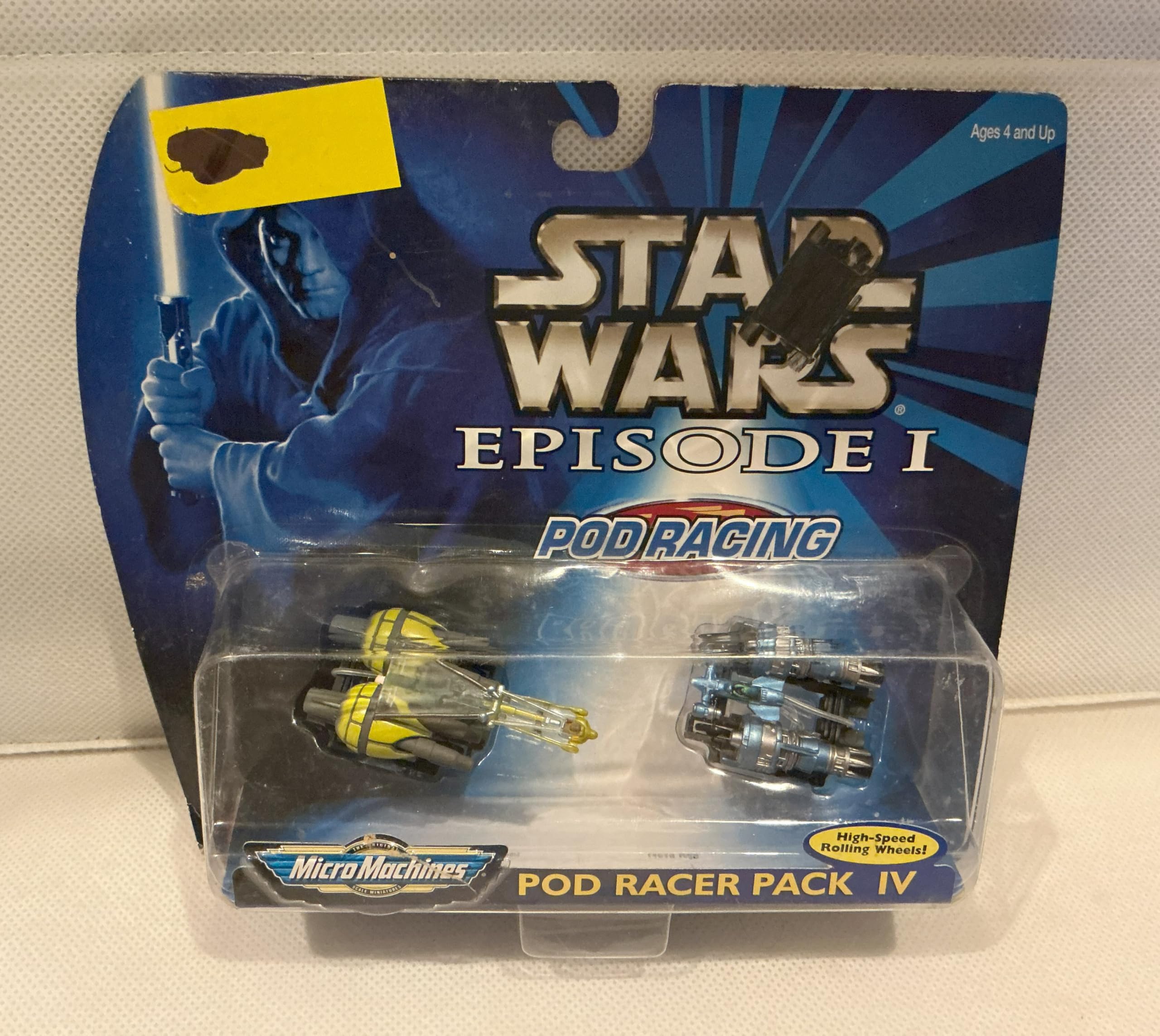 Star Wars Micro Machines Episode I Pod Racer Pack IV - High-Speed Rolling Wheels!