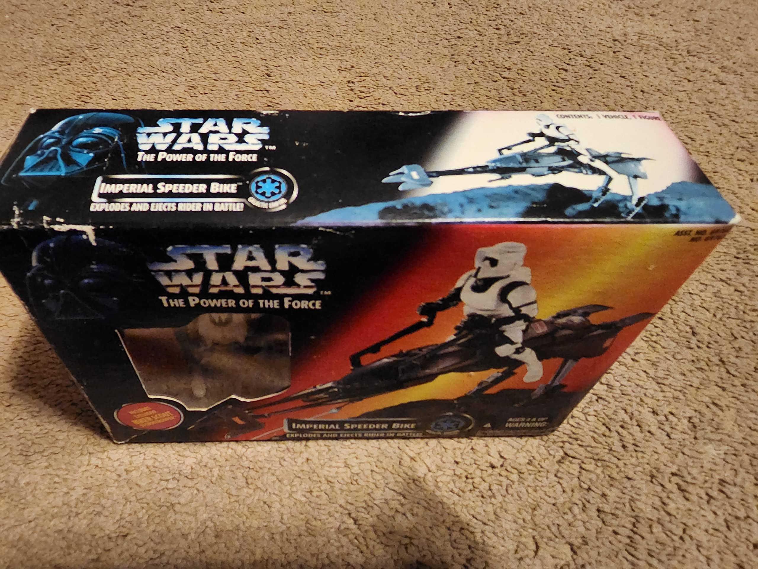 Star Wars Power of the Force Imperial Speeder Bike with Biker Scout Action Figure