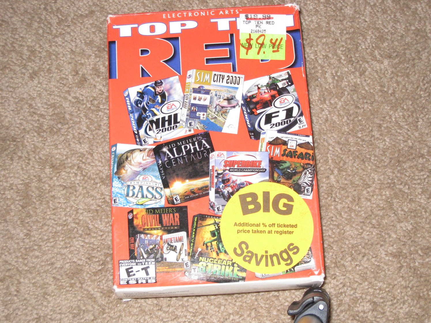 Electronic Arts Top Ten Pack - RED - PC