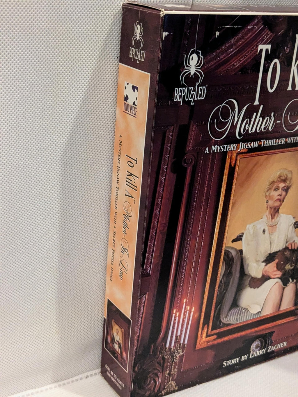 To Kill A Mother-In-Law A Murder by Larry Zacher; 1000 Piece Mystery Jigsaw Puzzle by Bepuzzled