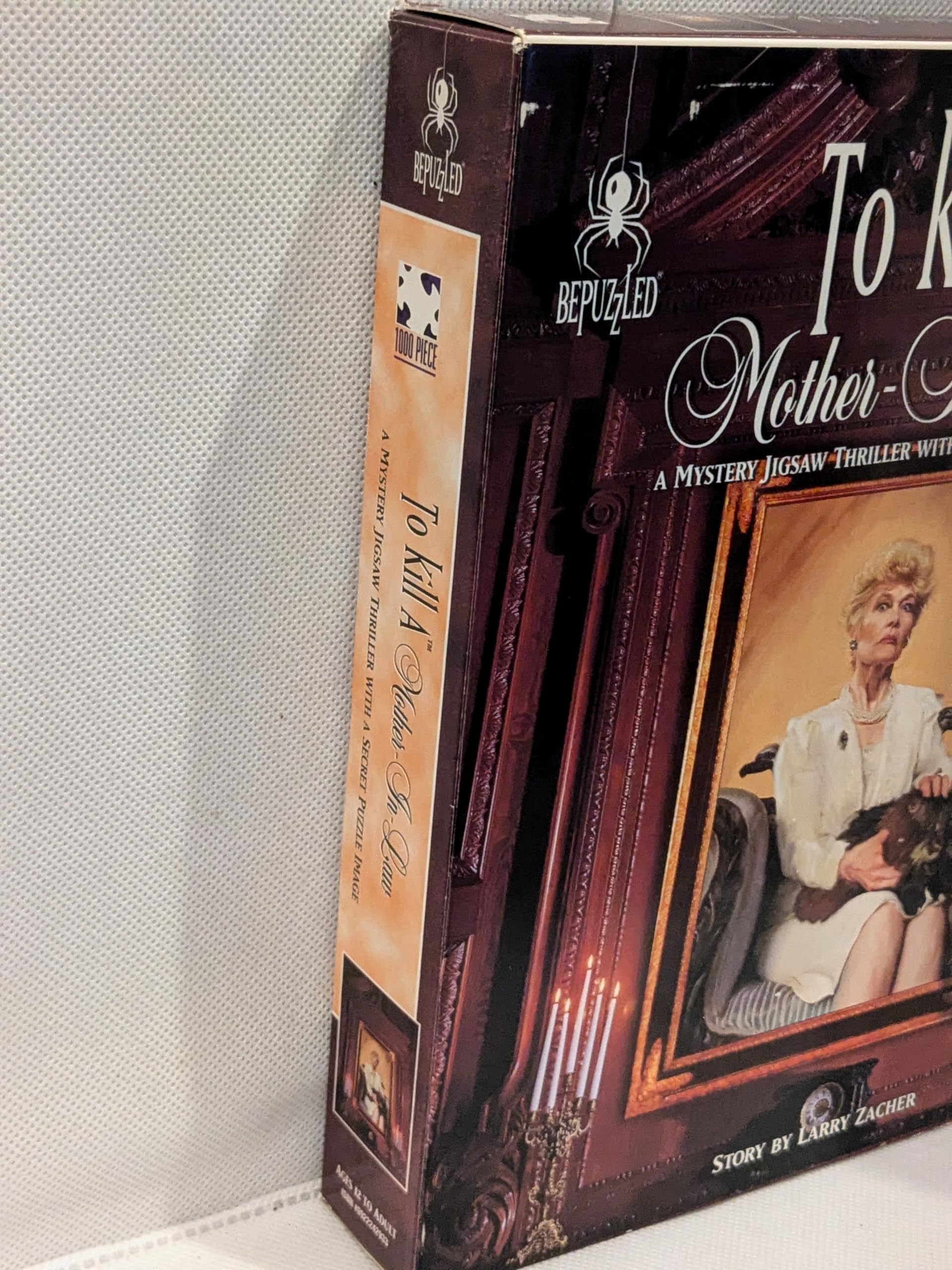 To Kill A Mother-In-Law A Murder by Larry Zacher; 1000 Piece Mystery Jigsaw Puzzle by Bepuzzled