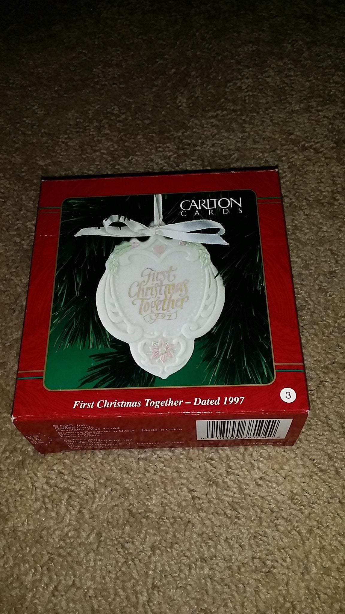 First Christmas Together Ornament 1997