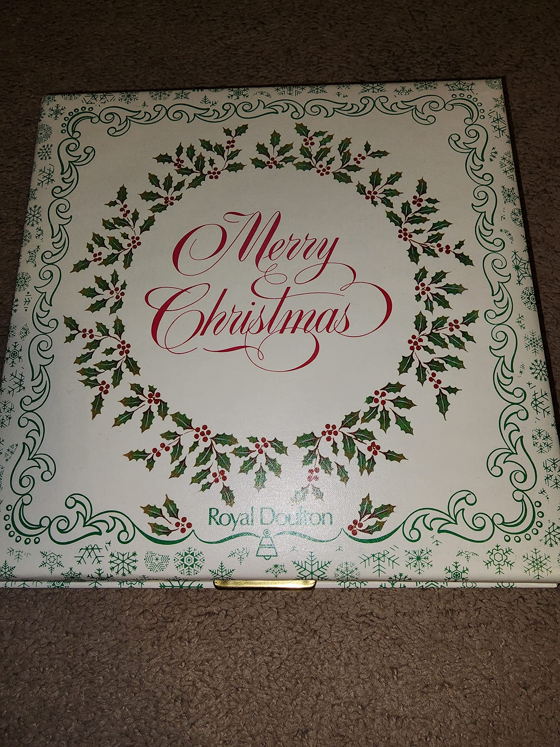 Royal Doulton Christmas Plate 1977 First of a Series