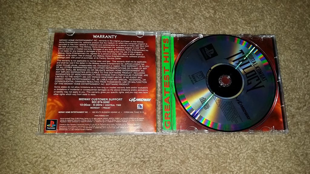 Mortal Kombat Trilogy (Greatest Hits) - (PS1) PlayStation 1 [Pre-Owned]