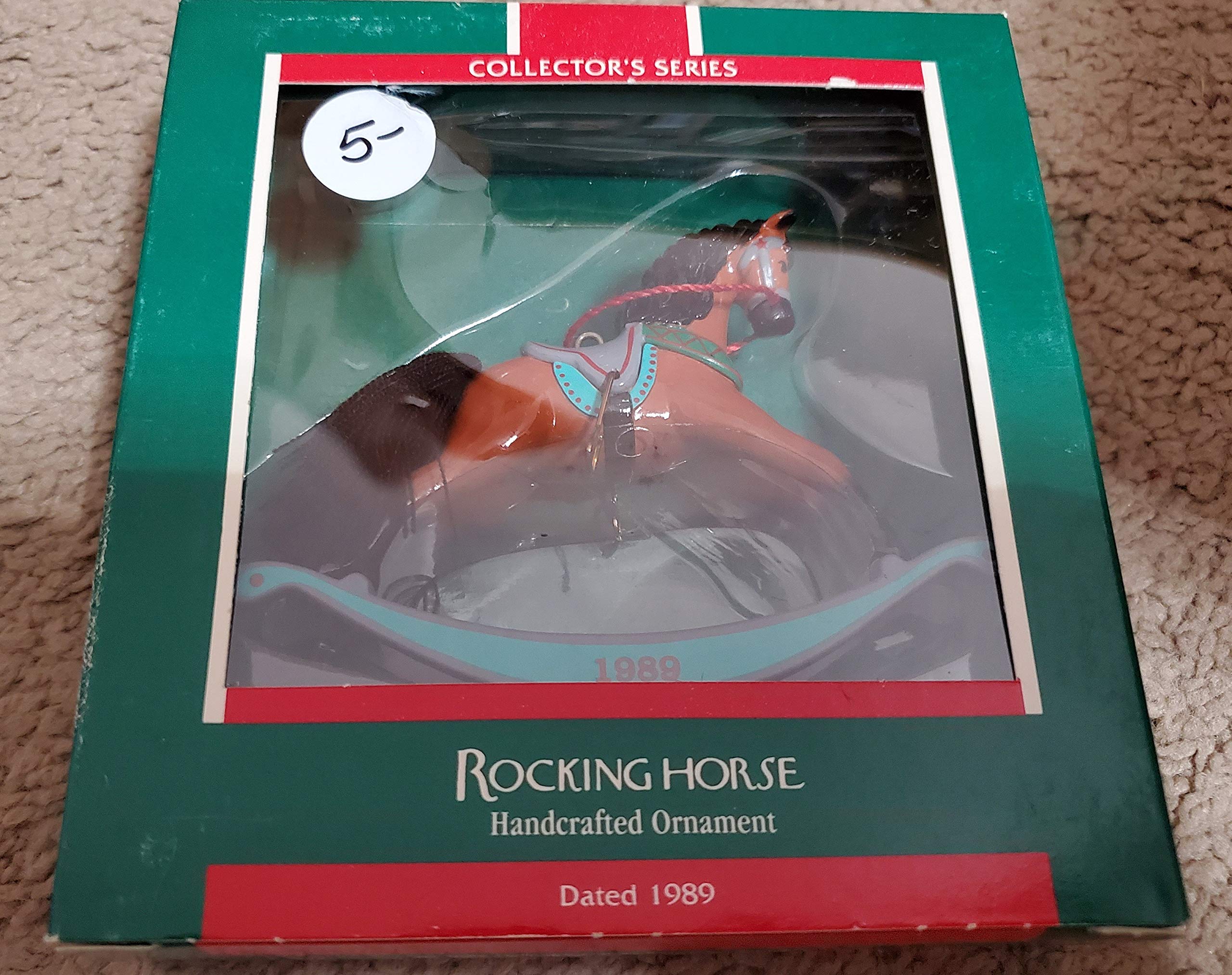 Rocking Horse 9th in Series 1989 Hallmark Ornament QX4622