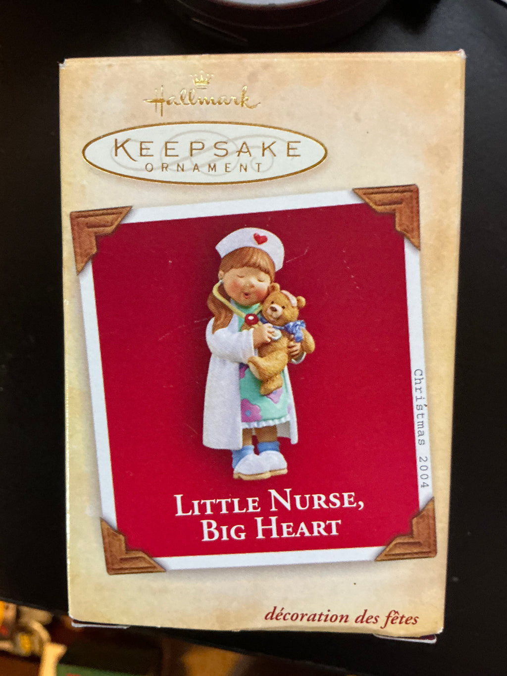 Hallmark Little Nurse Big Heart Ornament 2004