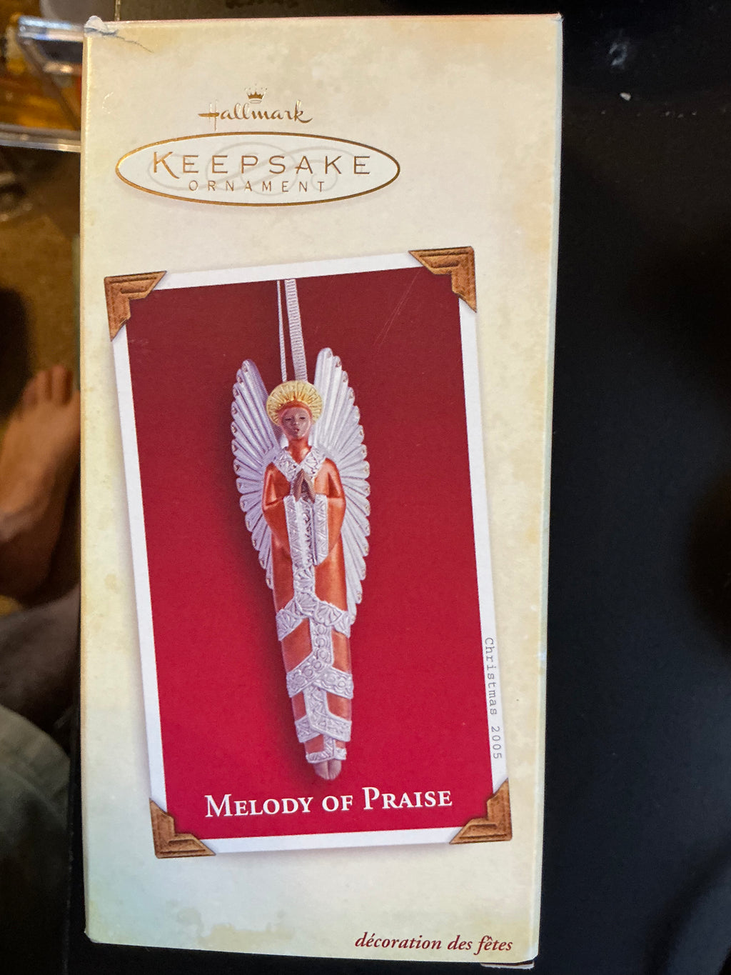 Melody of Praise Angel African-American Figure Ornament - 2005 Hallmark Keepsake Ornament Series