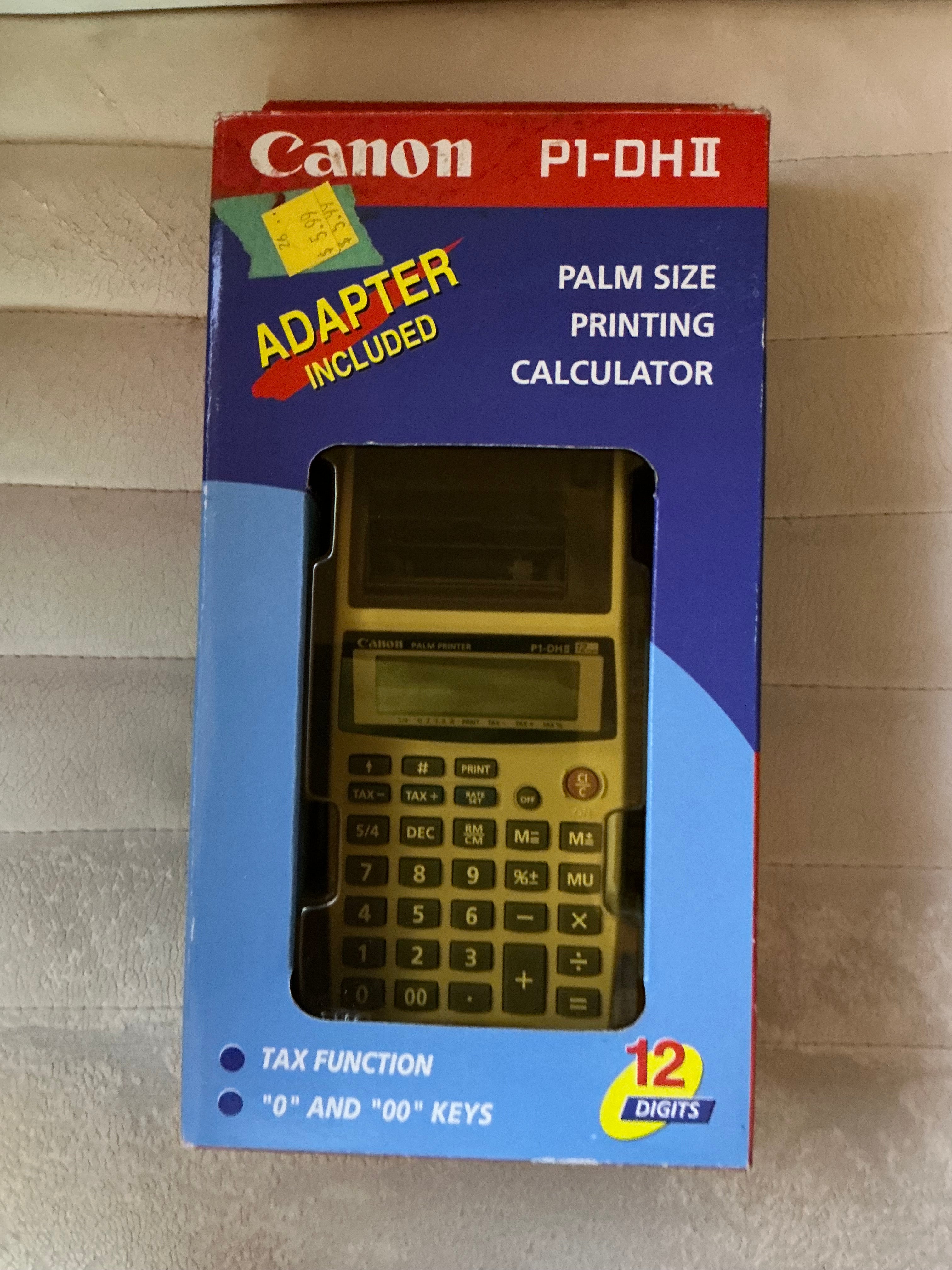 Canon P1-DHII Handheld/Portable Printing Calculator