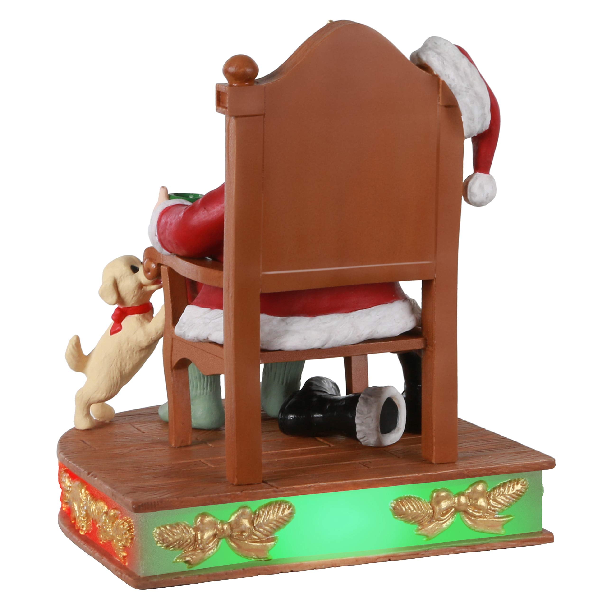 Hallmark Keepsake Ornament 2020, Santa Claus Once Upon a Christmas A Job Well Done, Musical with Light