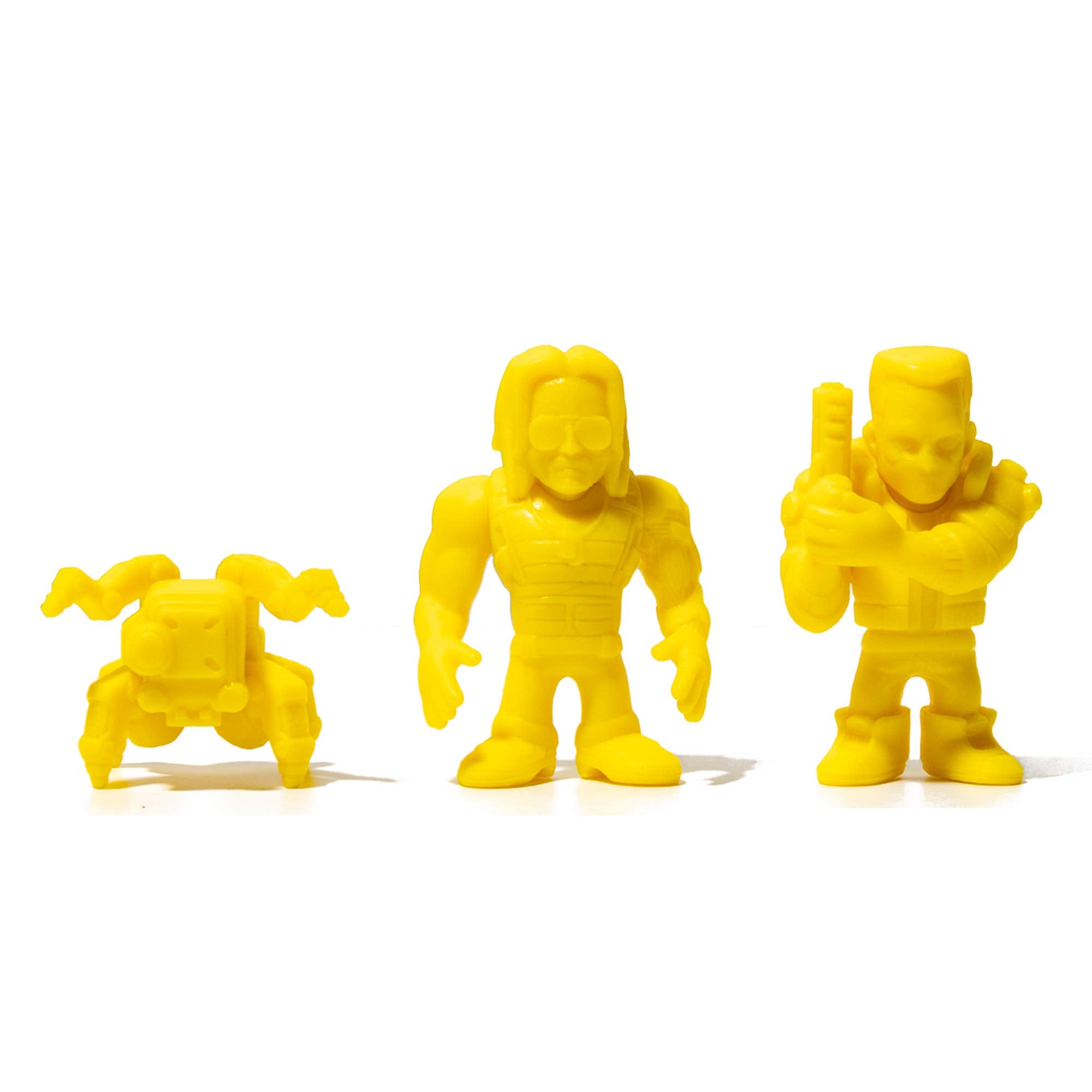 JINX Cyberpunk 2077 Silverhand Monos Collectible Vinyl Figures (3 Pack Set)