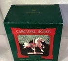 1989 Hallmark Christmas Ornament Carousel Horse Holly 3rd  in Series XPR9720