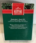 Hallmark 1991 Checking His List Series Mr & Mrs Claus Vintage