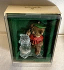 Hallmark Bear Ice Sculpture ornament in box 1981