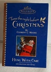 Hallmark Keepsake Ornament ÒTwas Night Before ChristmasÓ Stocking Ornament 2001