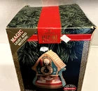 HALLMARK KEEPSAKE ORNAMENT 1992 MAGIC LIGHT AND MOTION SANTAS ENCHANTED CLOCK