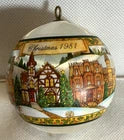 Hallmark Love In The Home 1981 Unused Collectors Unbreakable Satin Ornamen