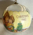 The Joys of Christmas - Betsey Clark #10 - 1982 Hallmark Ornament - Satin Ball