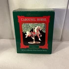 1989 Hallmark Christmas Ornament Carousel Horse Holly 3rd  in Series XPR9720