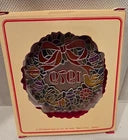 hallmark Tiffany Classics Acrylic Wreath ornament  QX353-9, 1979