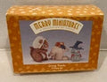 1996 Hallmark Merry Miniatures Giving Thanks Chipmunk & Mouse Figurines