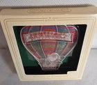 hallmark color of christmas ornament Santa Balloon QX308-6, 1982
