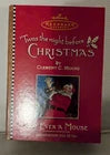 NEW 2001 Hallmark NOT EVEN A MOUSE Ornament (Grandfather Clock & Mouse)
