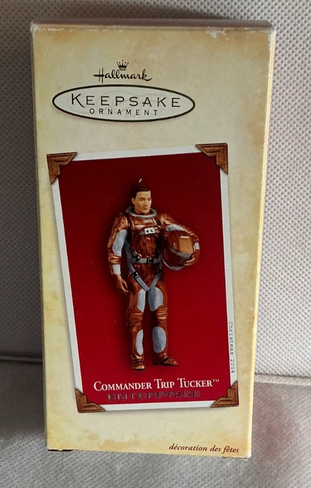 Hallmark Keepsake 2004 Star Trek Enterprise Commander Trip Tucker Ornament