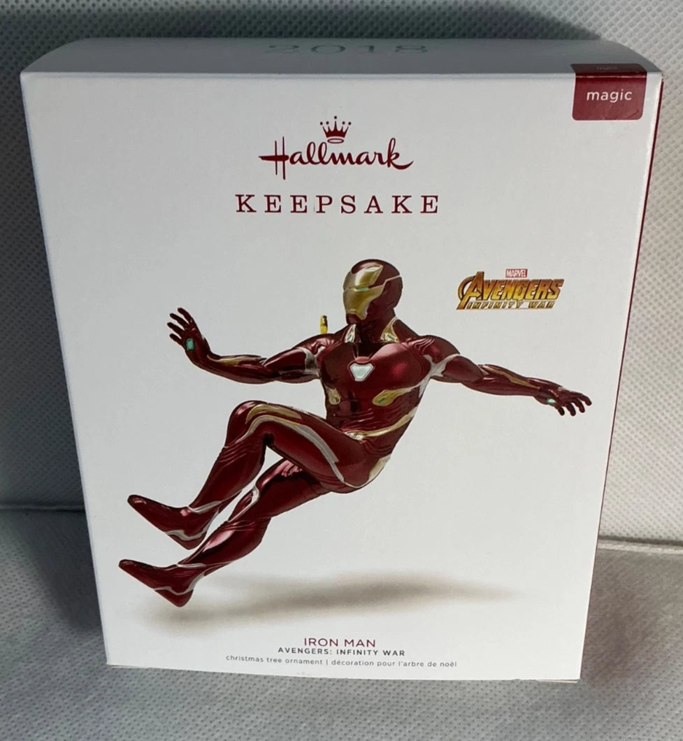 Hallmark Keepsake Ornament 2018 Iron Man Avengers Infinity War Magic Mint