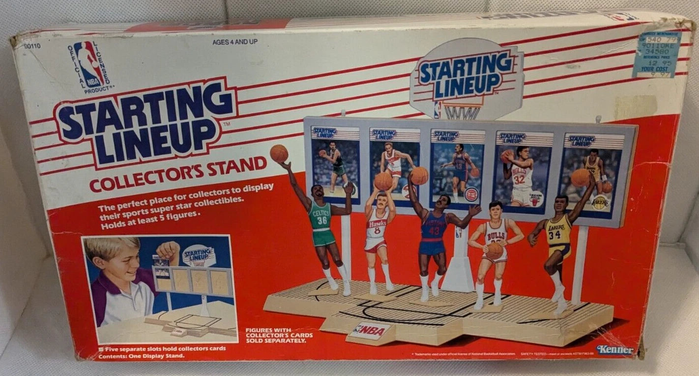 1988 Starting Lineup Basketball Collector's Stand In Original Box Rare
