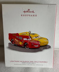 Disney Pixar Cars 3 Hallmark Keepsake Ornament McQueen & Cruz Ramirez